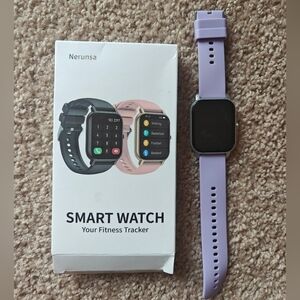 NWT lilac band Nerunsa Smart Watch